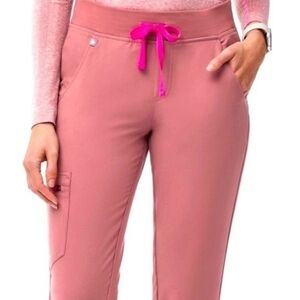 ❤️ FIGS HIGH RISE ZAMORA YOGA WAISTBAND JOGGER SCRUB PANTS, SMALL PETITE (SP)